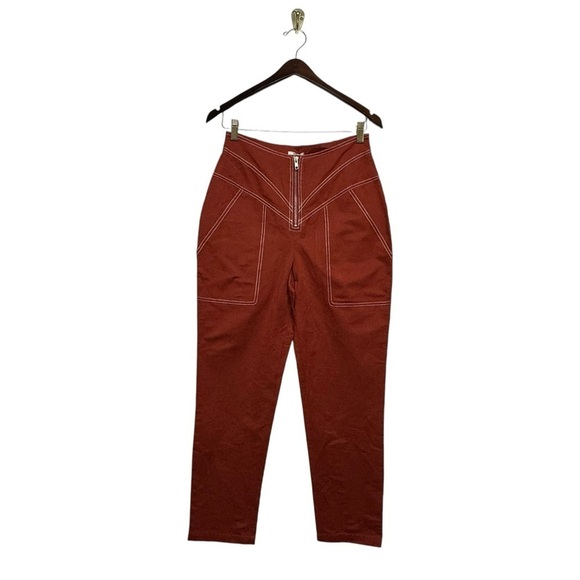 NWOT REVOLVE TULAROSA The Solana Pant Brick Red S - Picture 6 of 10
